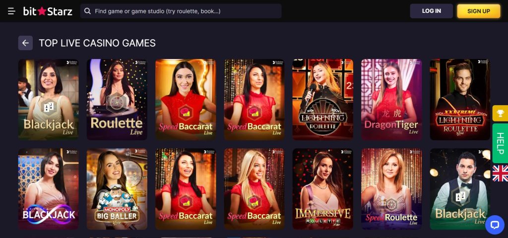 Live titles at BitStarz